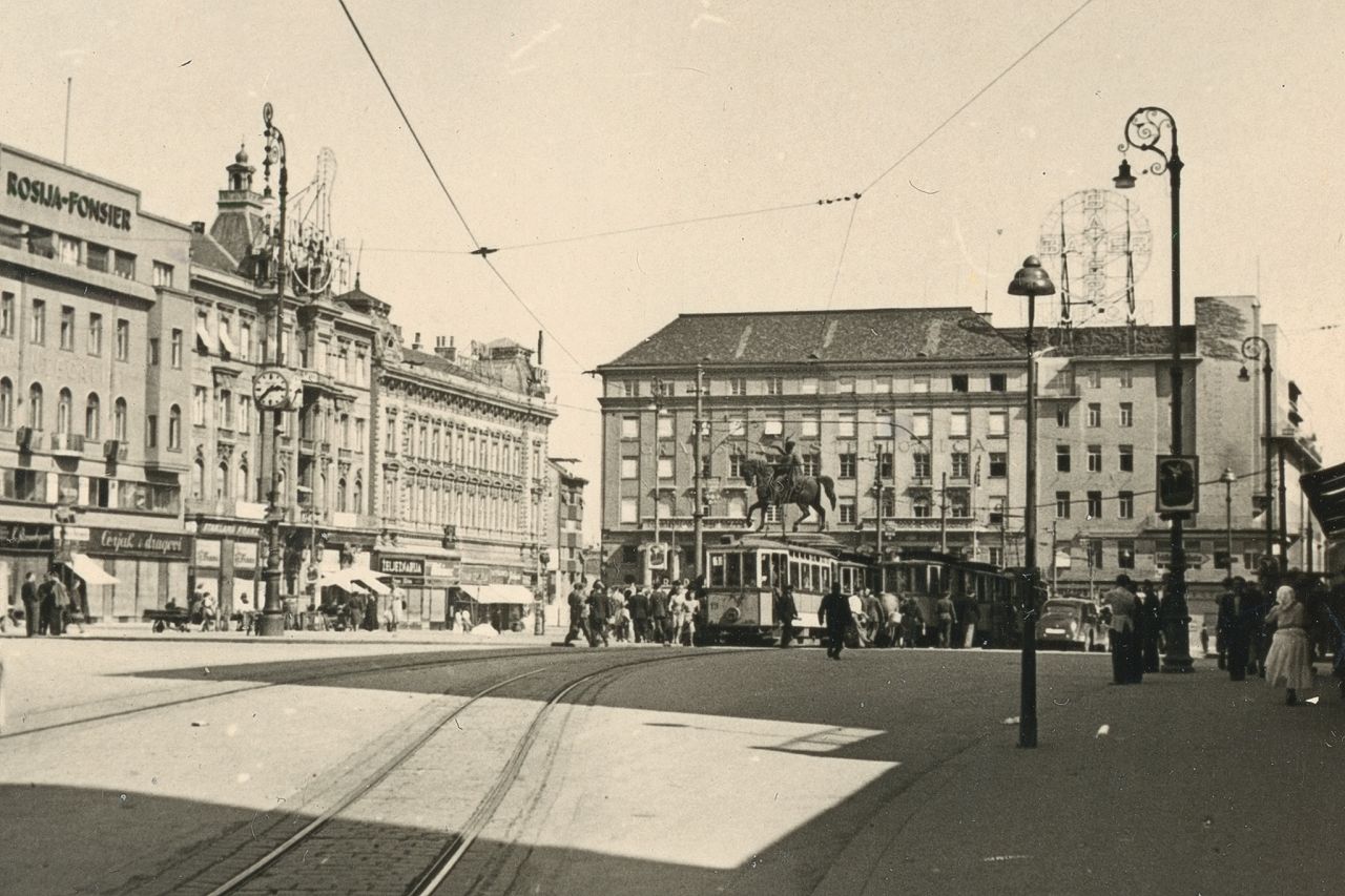 Trg bana Jelačića 1943. godine